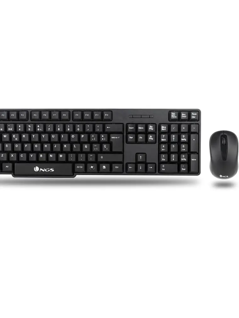 NGS EUPHORIAKIT TECL + RATON WIRELESS 2,4GHZ NEGRO 1