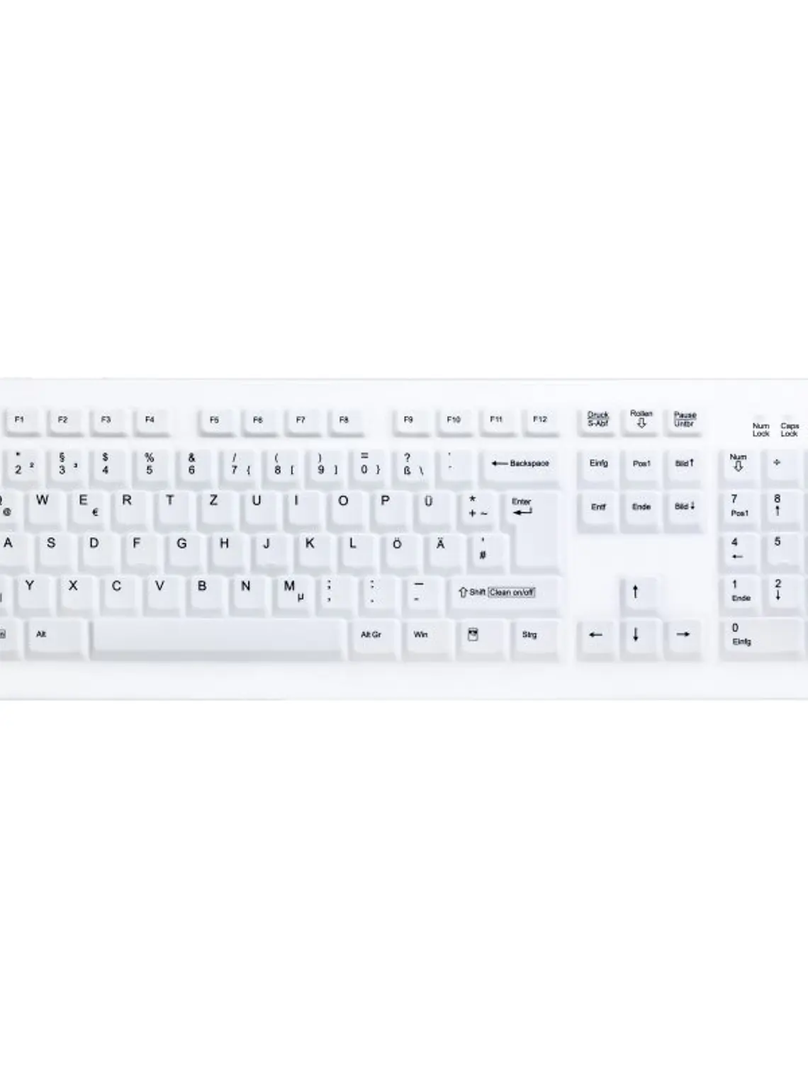 CHERRY Teclado Lava-desi pad numérico Blanco 1