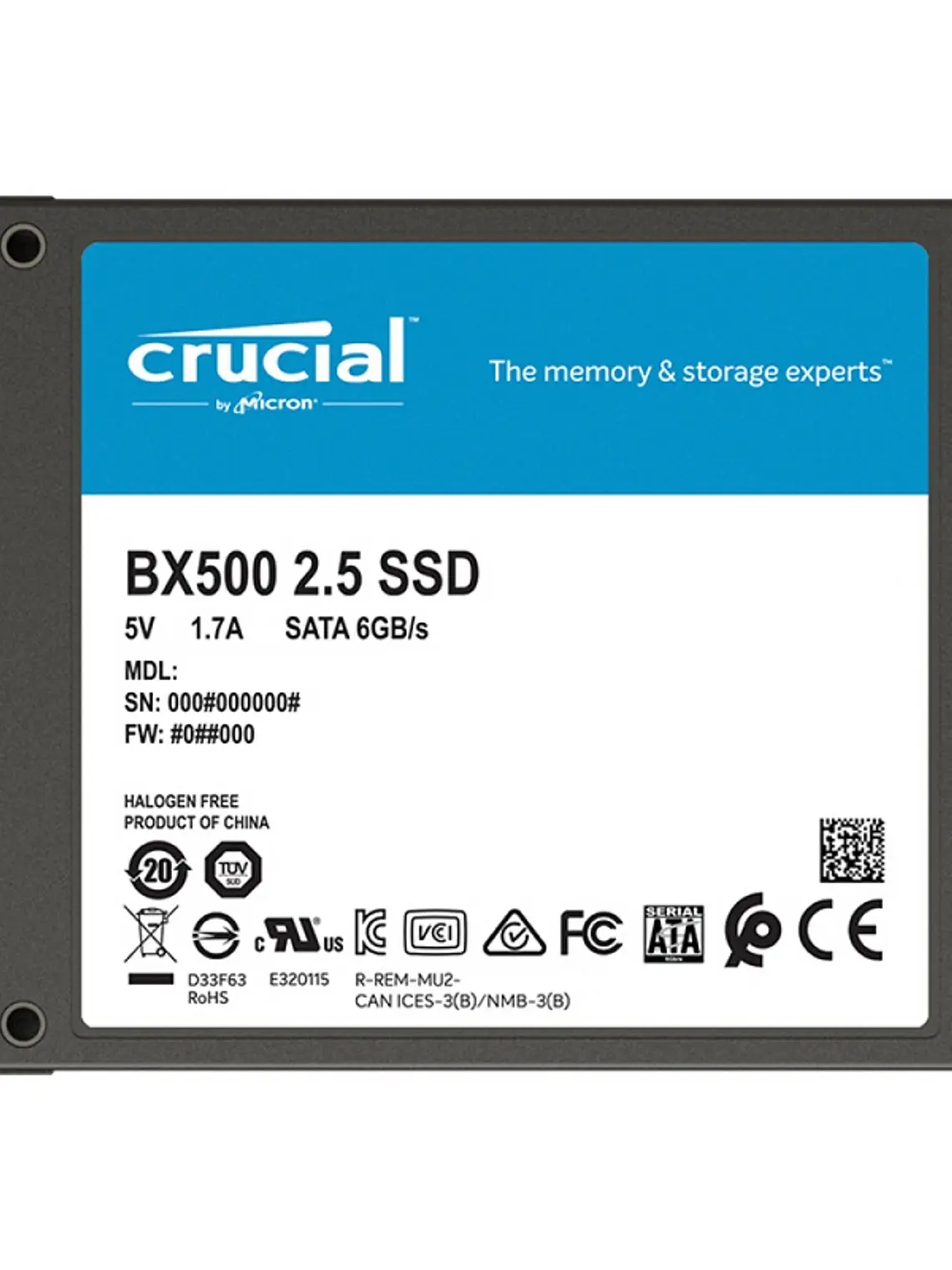 Crucial CT240BX500SSD1 BX500 SSD 240GB 2.5