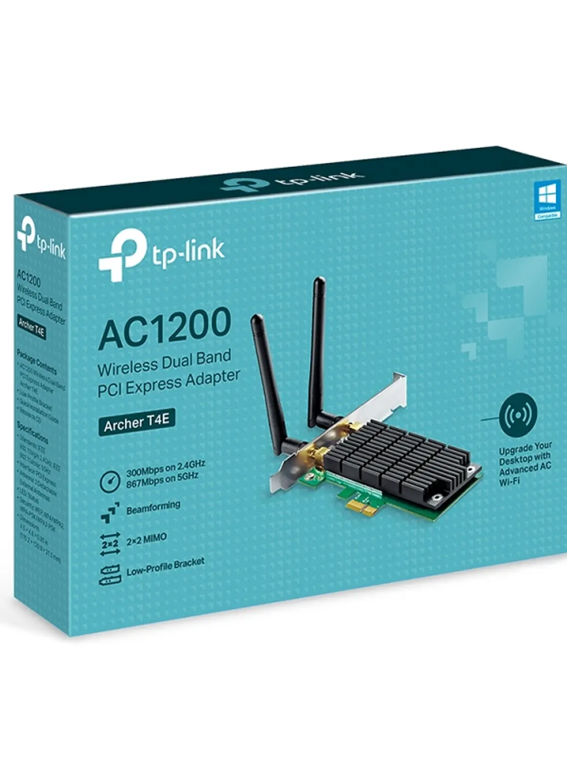 TP-Link Archer T4E Adaptador Wi-Fi PCI-E AC120 4