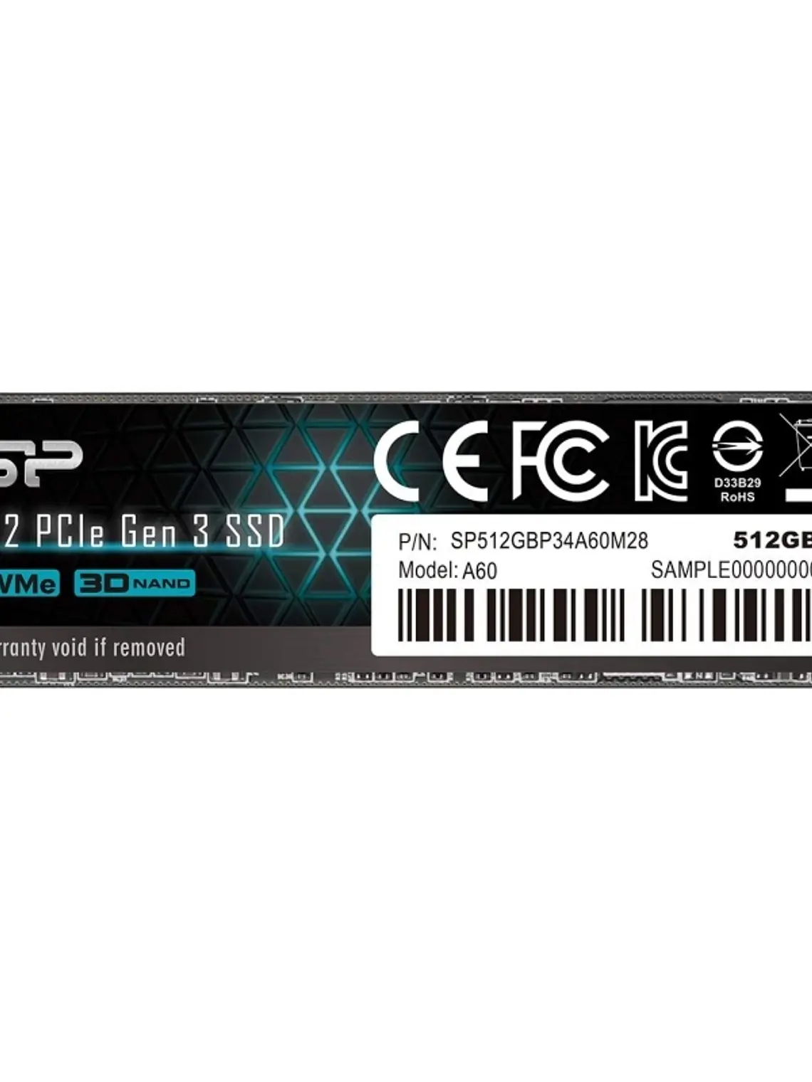 SP P34A60 512GB SSD M.2 PCIe Gen3x4 Nvme 1