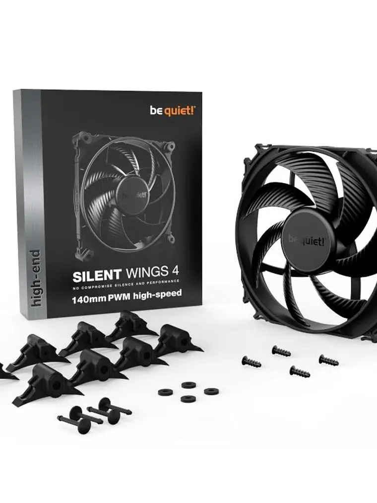 be quiet! Ventilador Silent Wings 4 140mm Negro 2