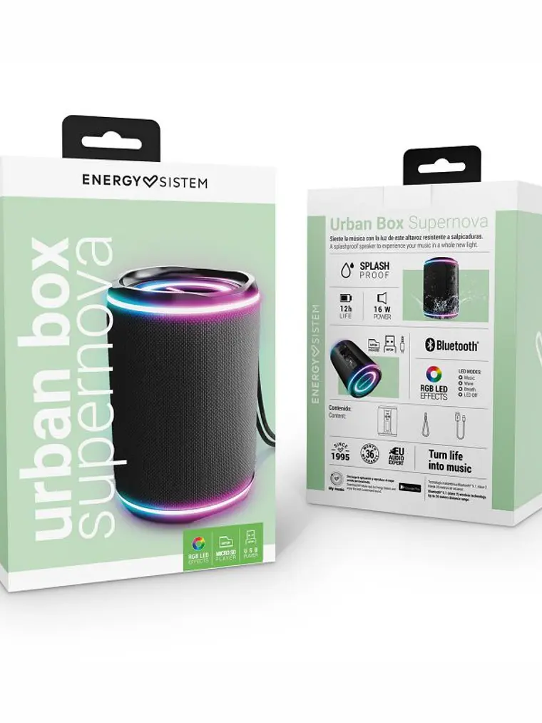 Energy Sistem Urban Box Black Supernova 4
