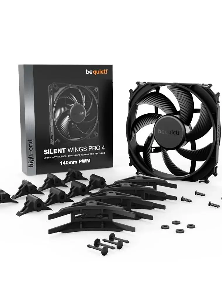 be quiet! Ventilador Silent Wings Pro 4 140mm Negr 3