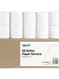iggual Caja 50 rollos papel térmico sin BPA 80x80 - Miniatura 1