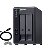 QNAP TR-002 Raid Expansion 2XHDD-Bay 1xUSB-C 3.2 - Miniatura 1