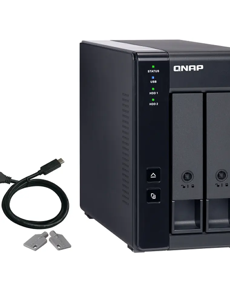 QNAP TR-002 Raid Expansion 2XHDD-Bay 1xUSB-C 3.2 2