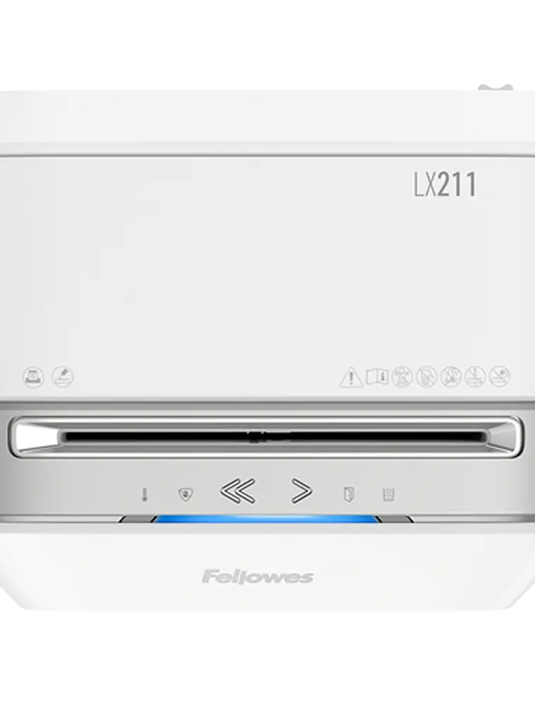 Fellowes Destructora LX211 Blanca microcor. 2x12mm 4