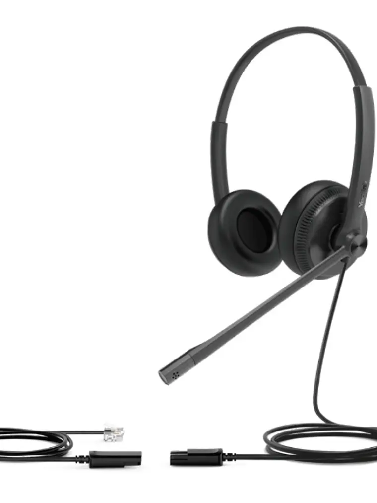 YEALINK YHS34 Dual Auriculares biaurales cable RJ 1