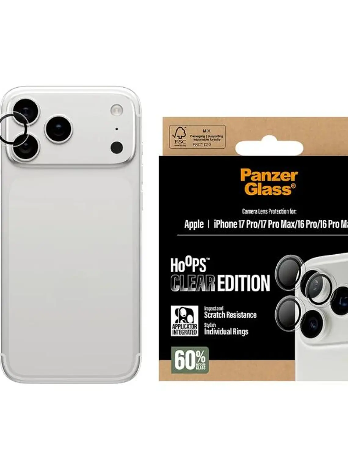 PanzerGlass Camera Prot. iPhone 16-17Pro/Max Trans 2