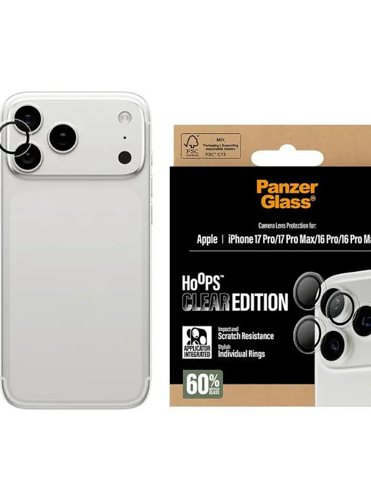 PanzerGlass Camera Prot. iPhone 16-17Pro/Max Trans 2