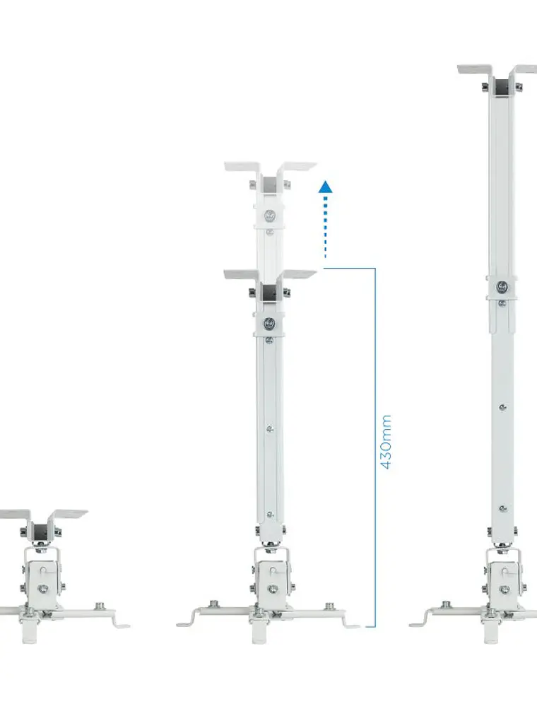 Tooq PJ2012T-W Soporte Proyector Techo Blanco 4