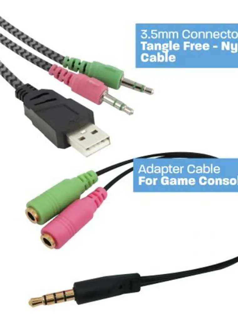 Ewent Auricular PL3321 iluminación LED RGB 3