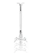 iggual SPTP01 Soporte proyector techo pared blanco - Miniatura 4