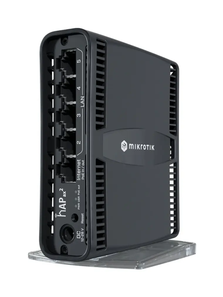Mikrotik hAP ax2 Router WiFi6 5xGbE (1PoE) Dual 1