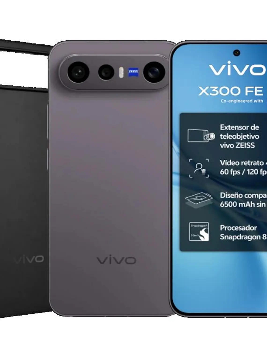VIVO X300 FE 5G Black + Ch90w + Kit fotografico 2