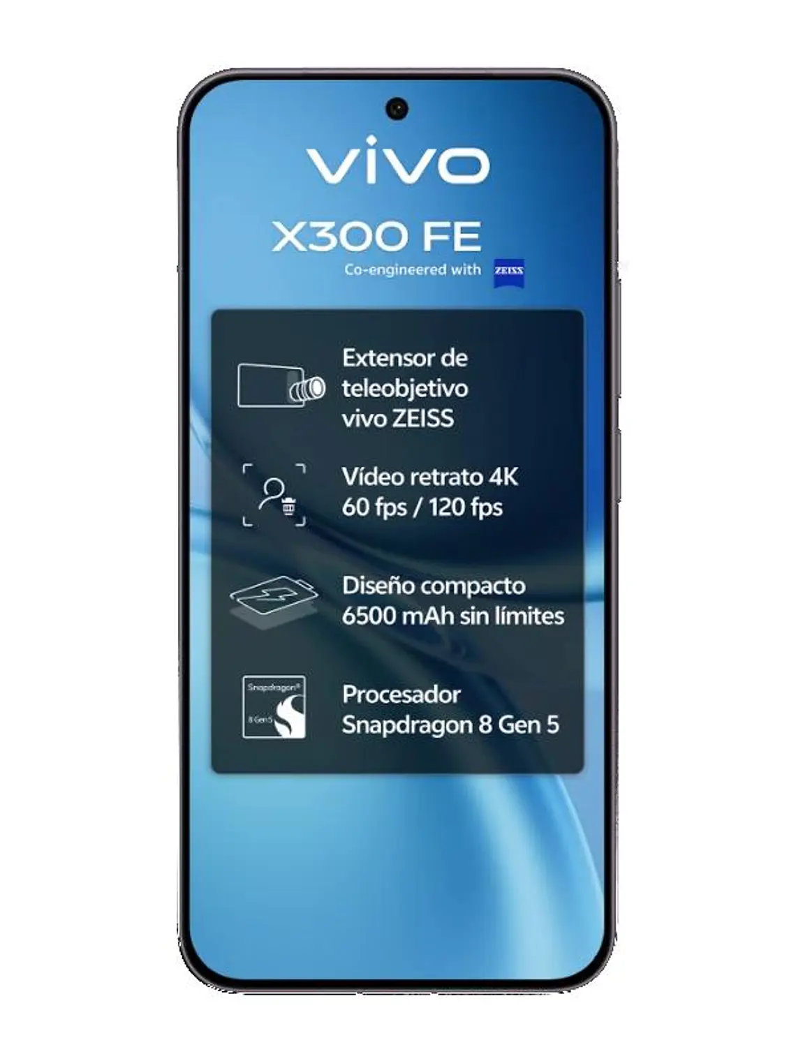 VIVO X300 FE 5G Black + Ch90w + Kit fotografico 3