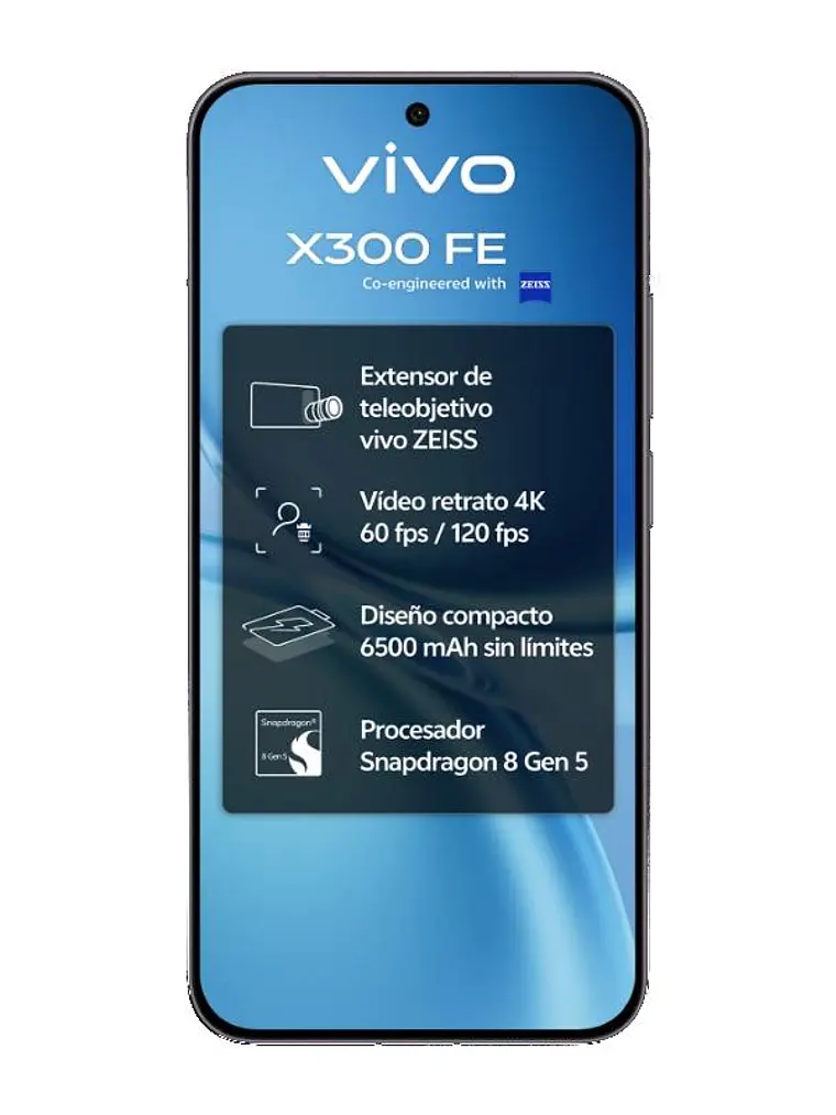 VIVO X300 FE 5G Black + Ch90w + Kit fotografico 3