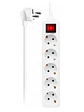 EWENT EW3916  Regleta 5 Tomas / 1 interruptor 1.5m - Miniatura 1