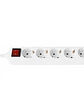 EWENT EW3916  Regleta 5 Tomas / 1 interruptor 1.5m - Miniatura 3