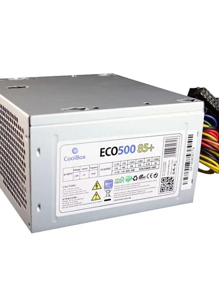 CoolBox Fuente Alim. ATX  ECO-500 85+ EFI 1