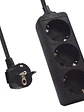 Ewent Ew3959 Regleta 3 tomas Negro - Miniatura 1