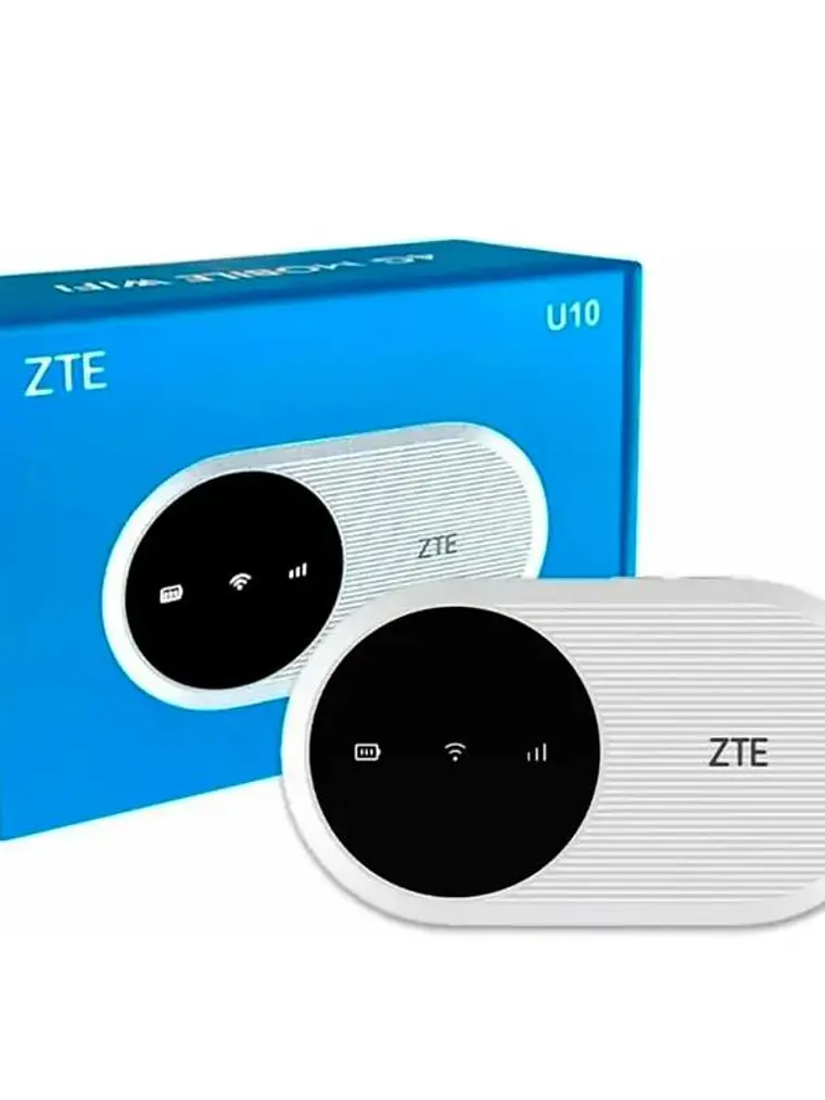 ZTE U10 Router Móvil LTE 4G WiFi6 SIM Blanco 2