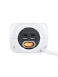 Nanocable Base de enchufes con 4 USB Blanco - Miniatura 2