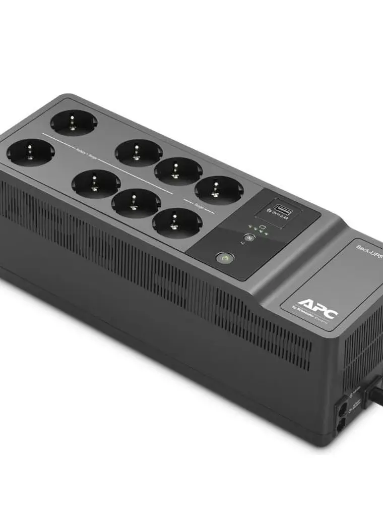 APC Back UPS 650VA/400W 8 tomas Schuko USB A+C 4