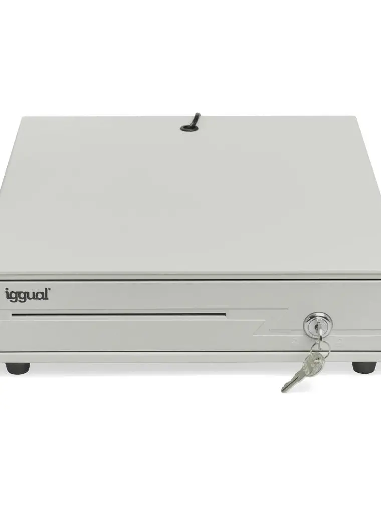 iggual Cajón portamonedas IRON-10W 38cm 4+6 blanco 4