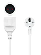 Nanocable Cable Alim. Alargador schuko blanco 2 M - Miniatura 3