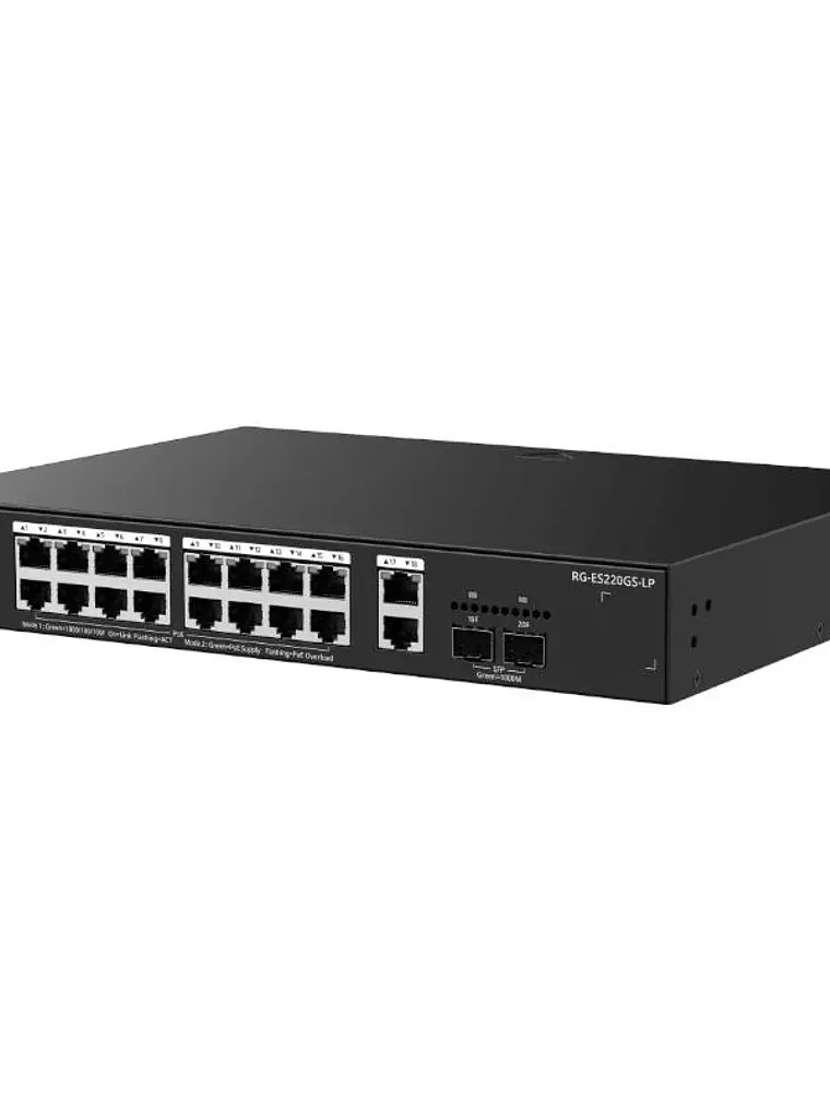 Reyee ES220GS-LP Switch 18xGbE (16 PoE) 130W 2xSFP 3