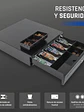 iggual Cajón Portamonedas IRON-30 42cm 5+5 negro - Miniatura 3