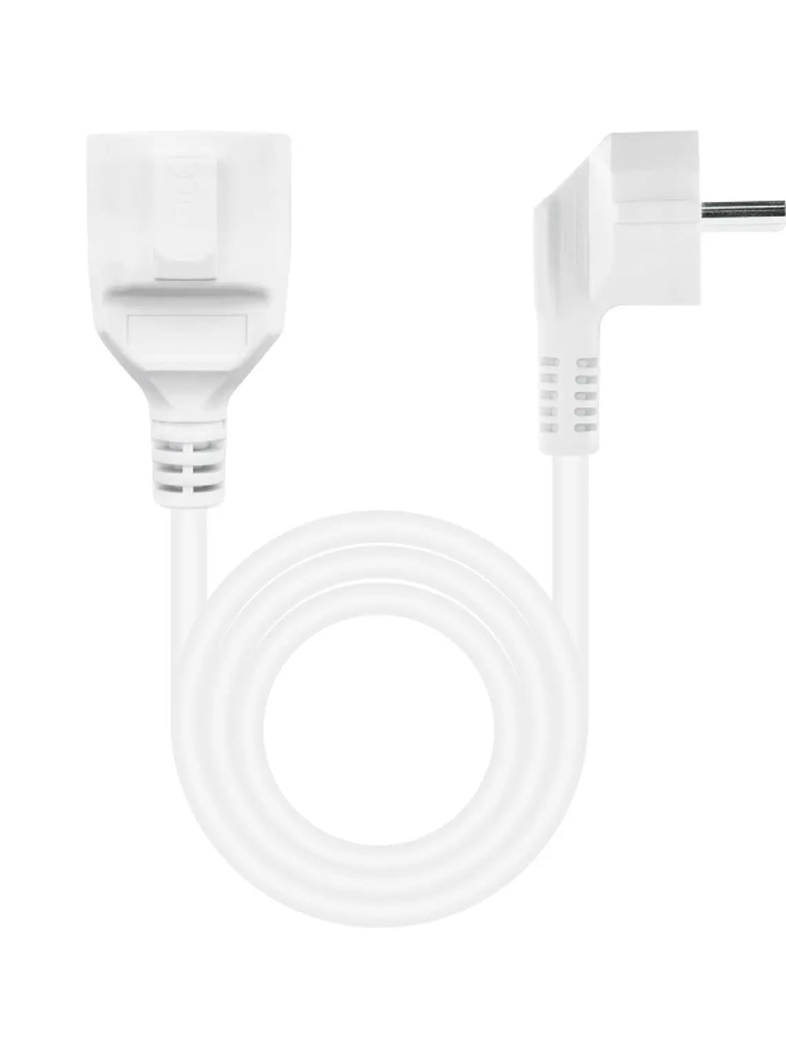 Nanocable Cable Alim. Alargador schuko blanco 5 M 2
