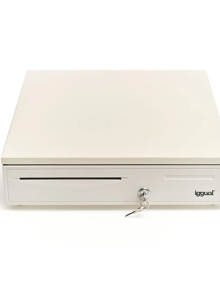 iggual Cajón Portamonedas IRON-50W 42cm 5+8 blanco 1