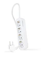 Nanocable Regleta de Enchufes 4 Tomas 1.4 m Blanco - Miniatura 1