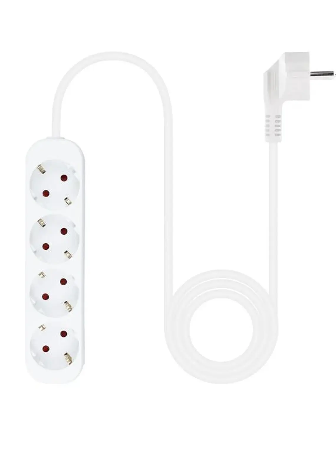 Nanocable Regleta de Enchufes 4 Tomas 1.4 m Blanco 2