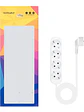 Nanocable Regleta de Enchufes 4 Tomas 1.4 m Blanco - Miniatura 3