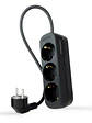 Nanocable Regleta de Enchufes 4 Tomas 1.4 m Negro - Miniatura 1