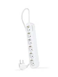 Nanocable Regleta de Enchufes 6 Tomas 1.4 m Blanco - Miniatura 1