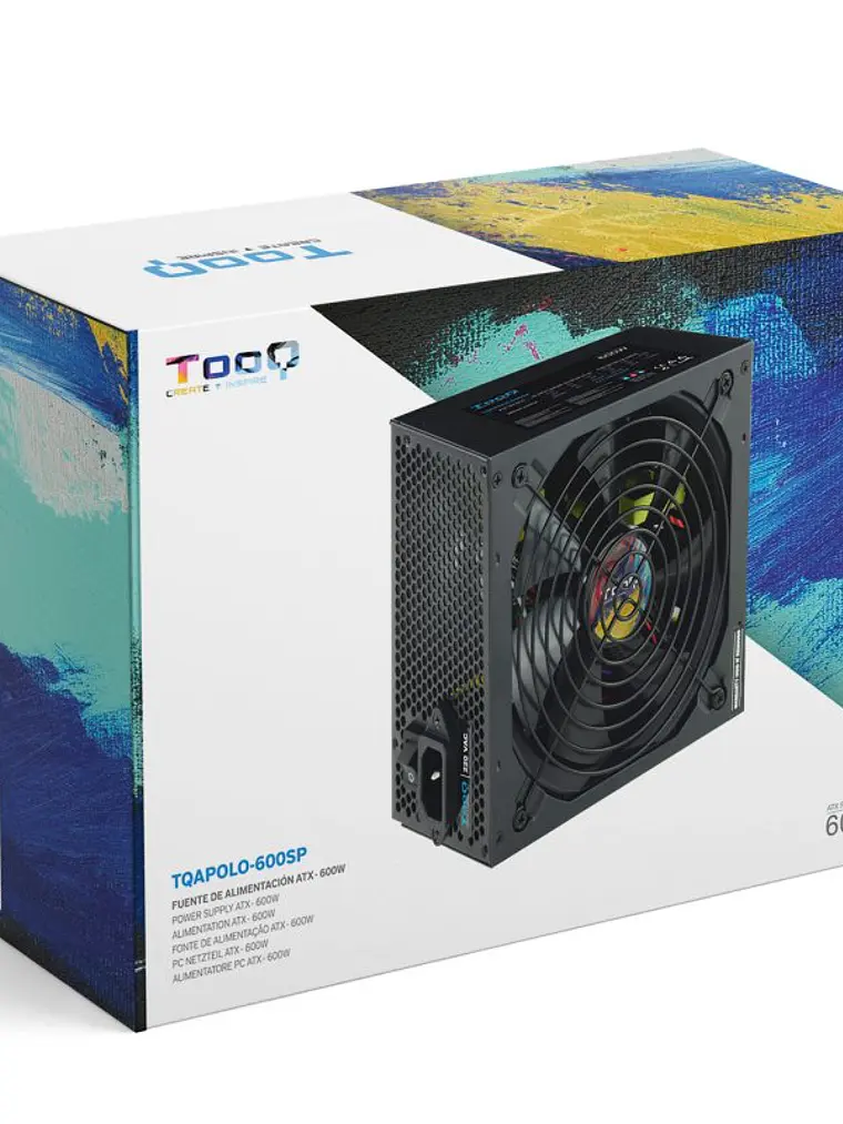 Tooq Fuente Alimentación TQAPOLO-600SP 600W 4