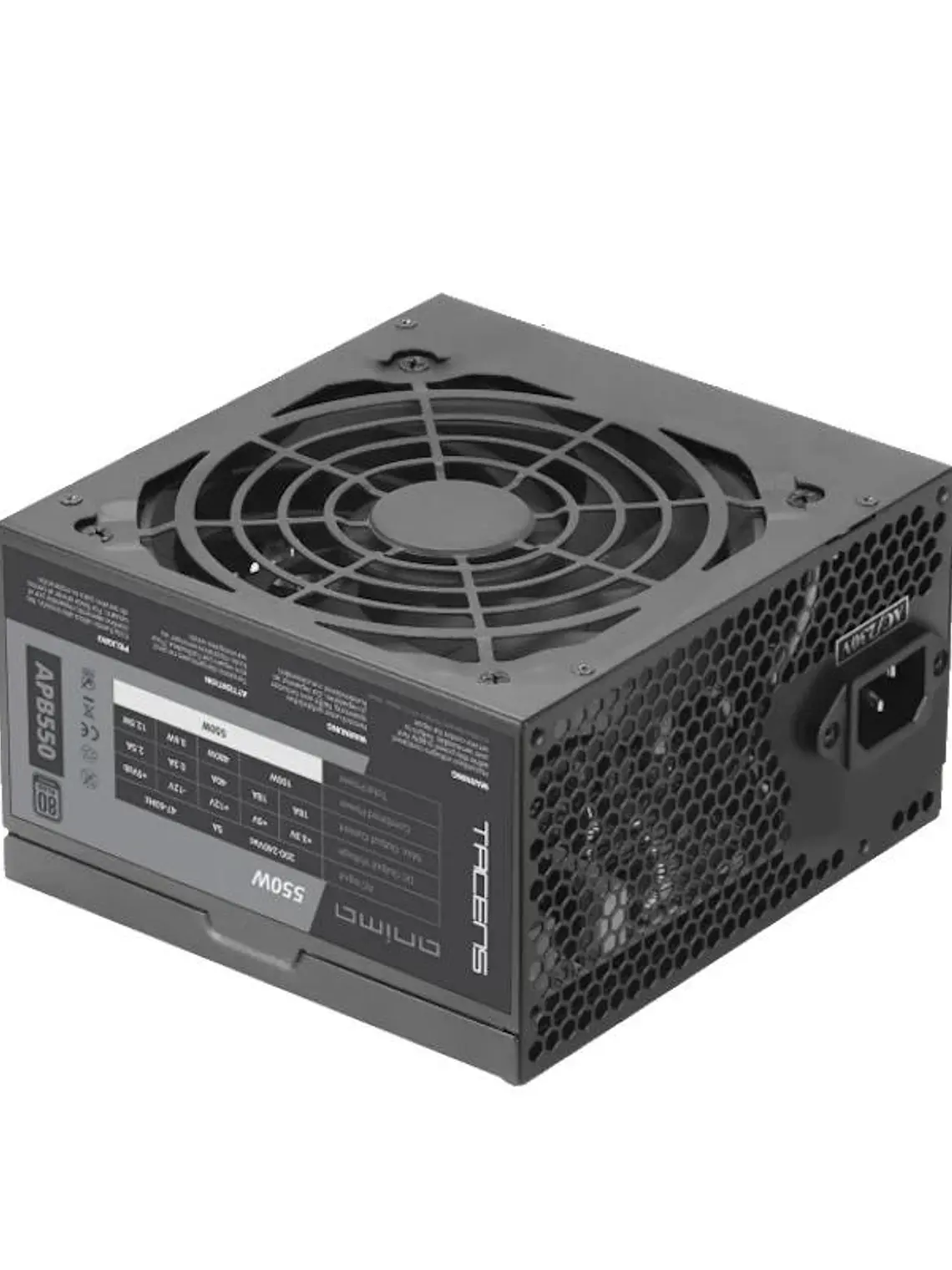 TACENSANIMA APB550 550W 80PLUS BRONZE SILENT BLACK 1