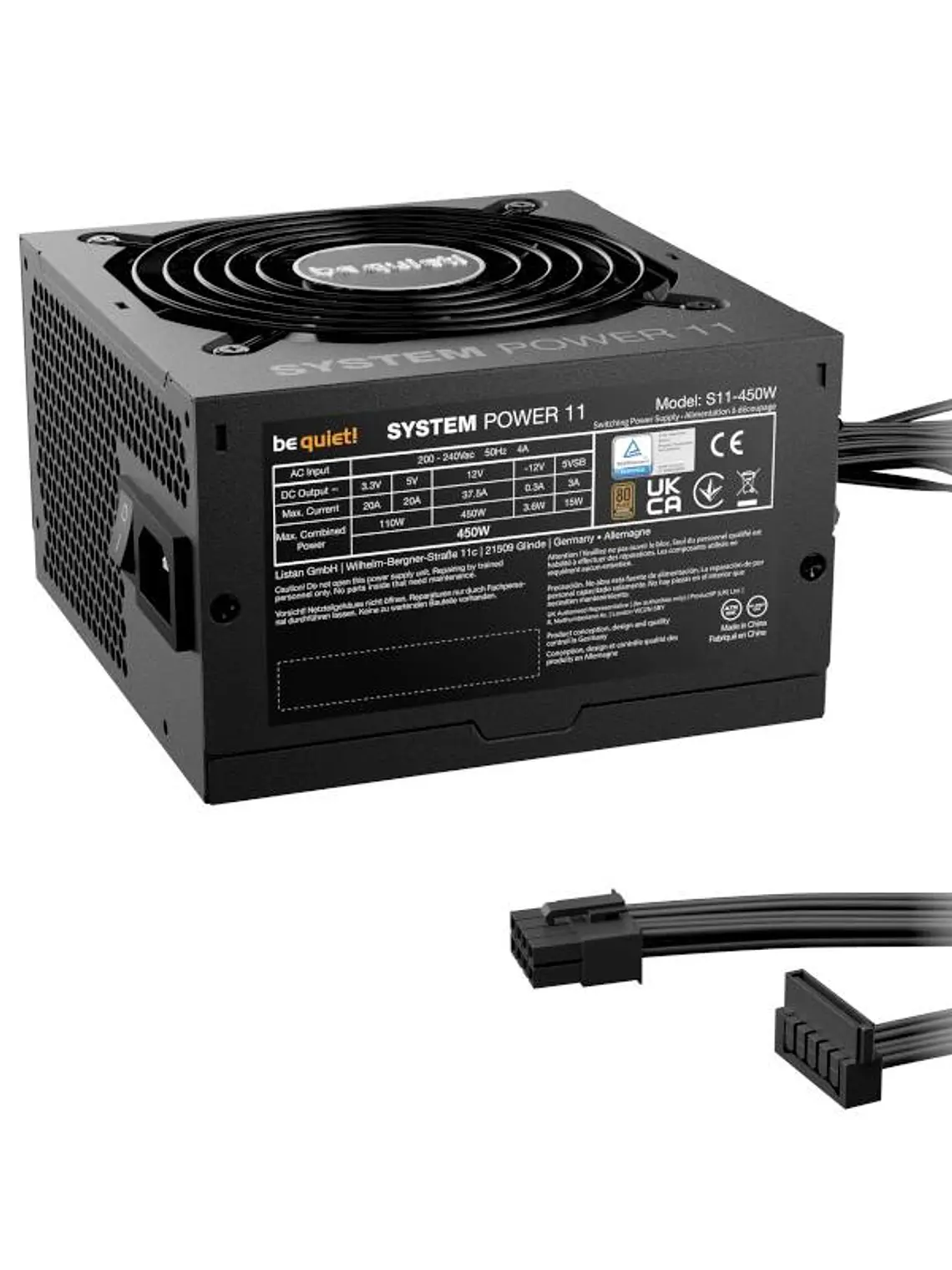 be quiet! Fuente System Power 11 450W 20+4 p ATX 2