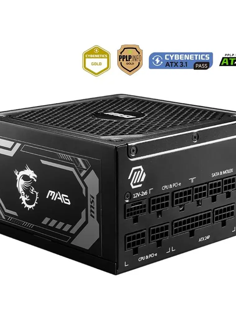 MSI Fuente Alimentación MAG A1000GL PCIE5 1000WATX 1