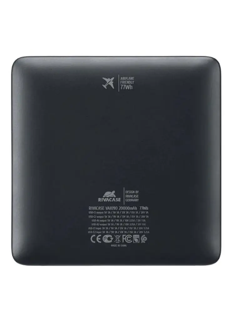 RIVACASE VA1090 powerbank 20000mAh Turbo PD 100W 4