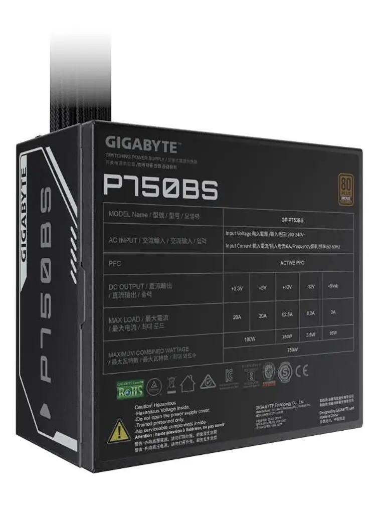 Gigabyte Fuente Alimentación GP-P750BS 4