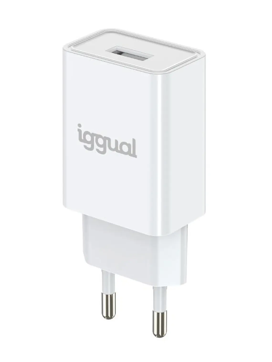 iggual Cargador de pared 1xUSB-A 5V/2A (10W) 3