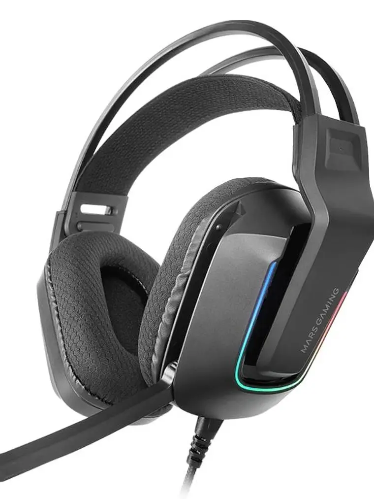 MARS GAMING AURICULARES ERGONÓMICOS FRGB, MICRO 1
