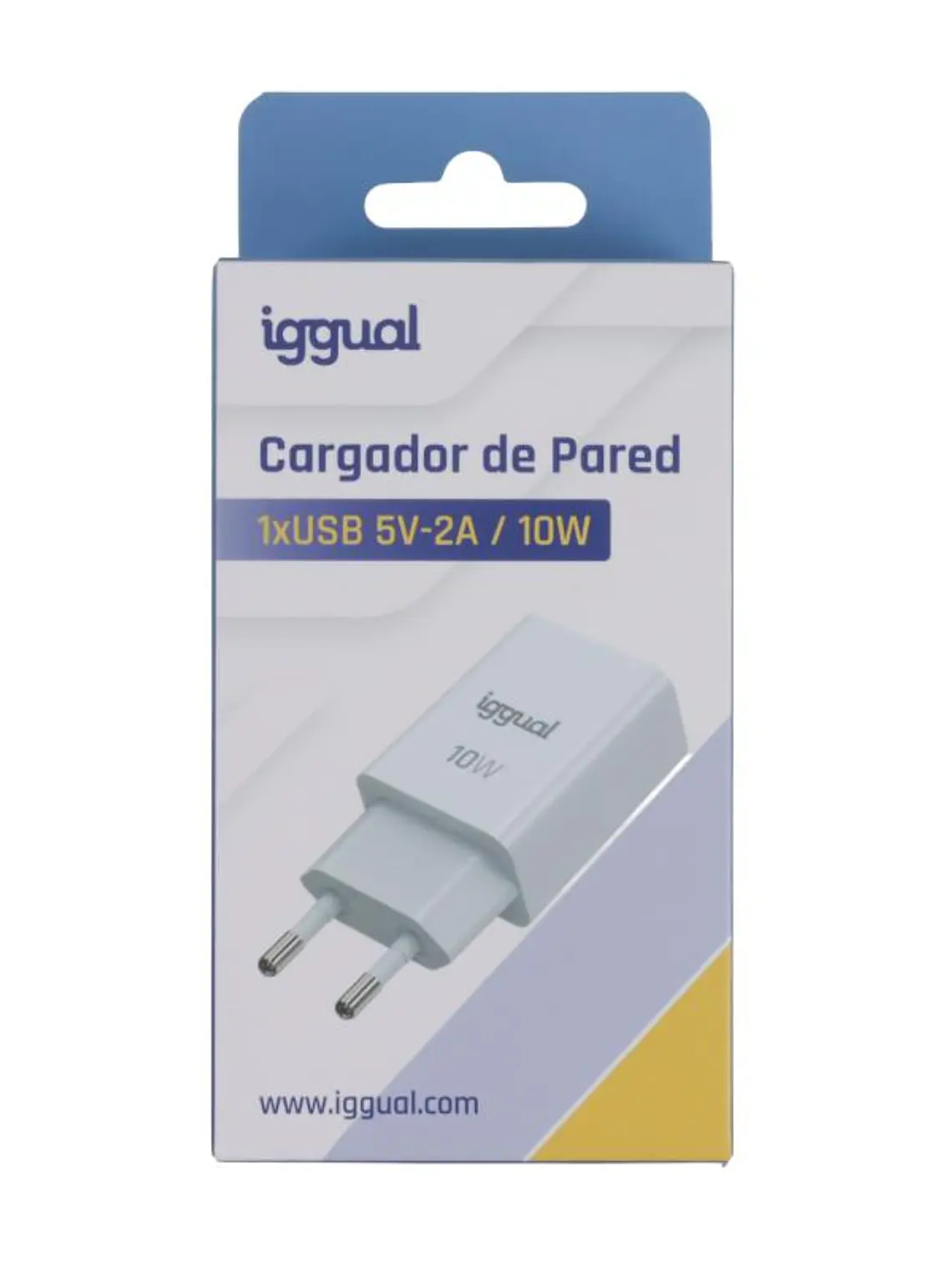 iggual Cargador de pared 1xUSB-A 5V/2A (10W) 4