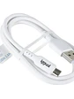 iggual cable USB-A/micro-USB 100 cm blanco - Miniatura 2